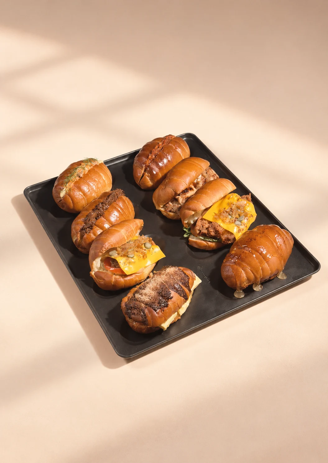 Assortment of Terra Café × Two Story salt breads
